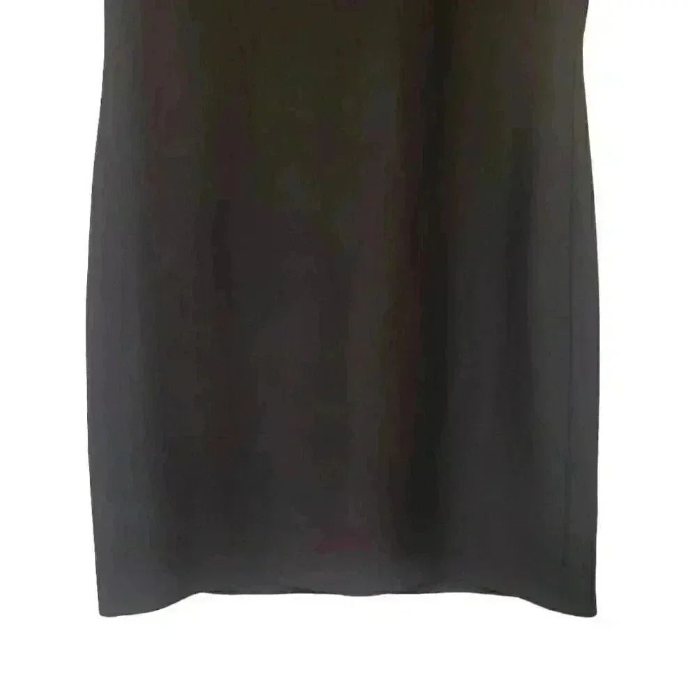 Banana Republic Women's Black Polyester Pleated Sleeve Sheath Dress - Picture 7 of 12